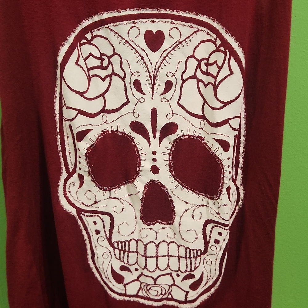 Sugar Skull Day Of The Dead Tank - Picture 2 of 5